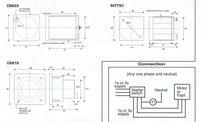 TIME TOTALIZER OR HOUR METER